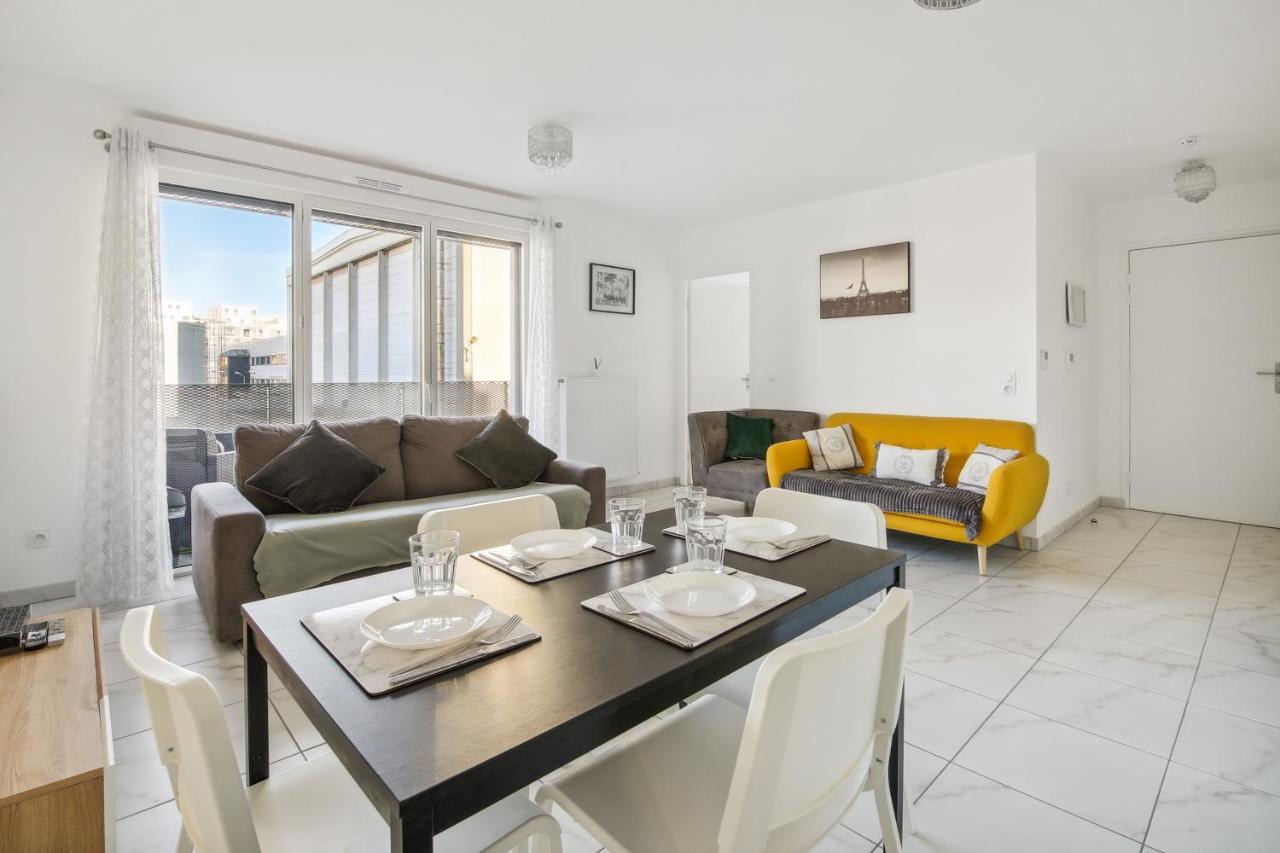Chic Apart With Balcony Near Paris Apartment Ivry-sur-Seine Ngoại thất bức ảnh